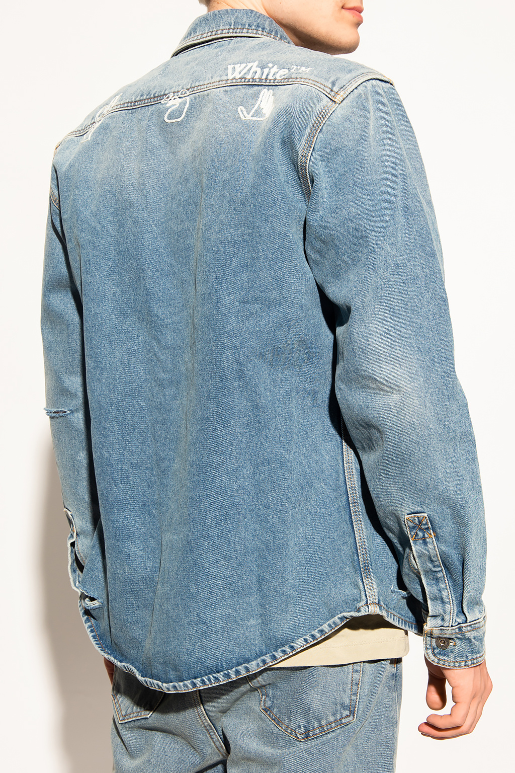 Off white best sale denim shirt